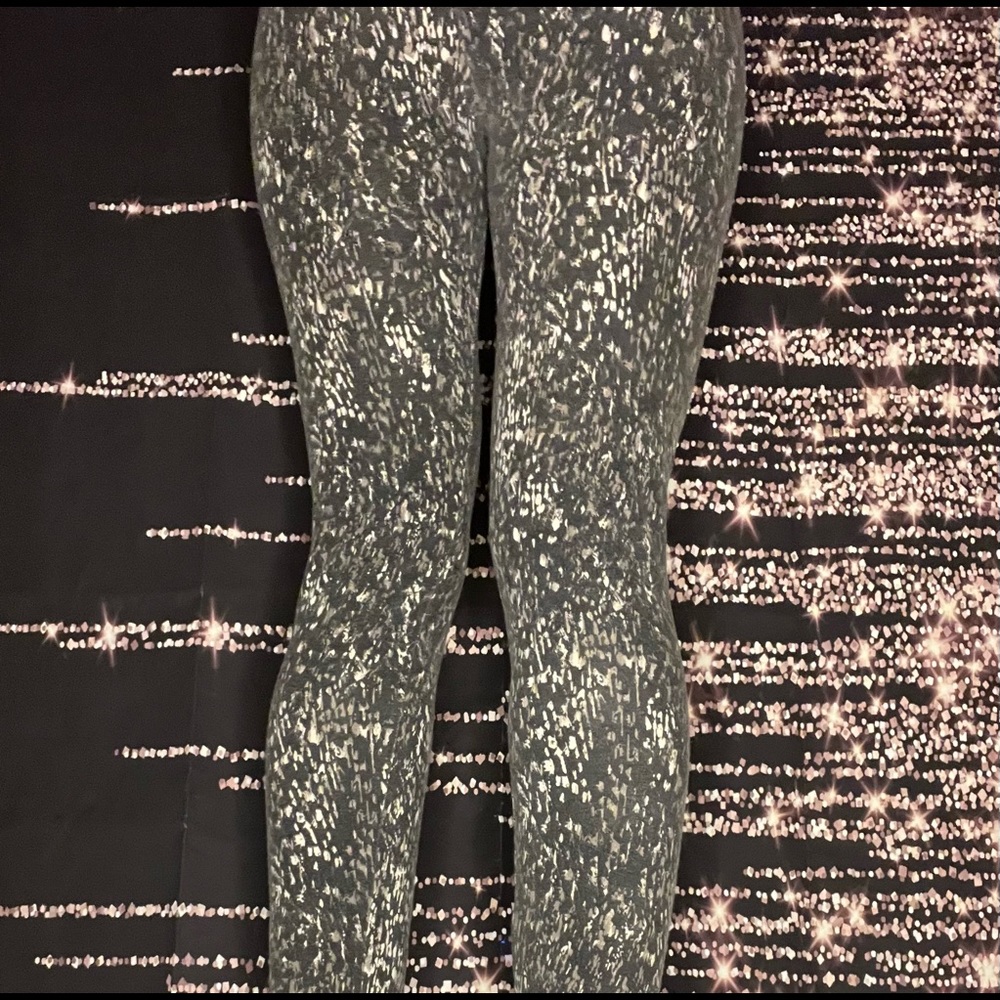 GREY & BLACK ACTIVE COTTON LEGGINGS